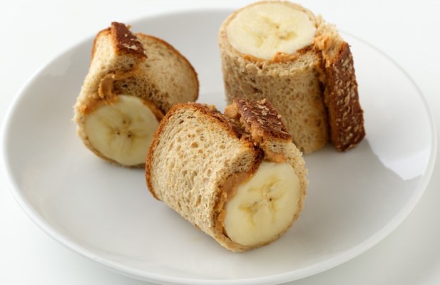 Peanut Butter Banana Roll-Ups - FoodWage recipe