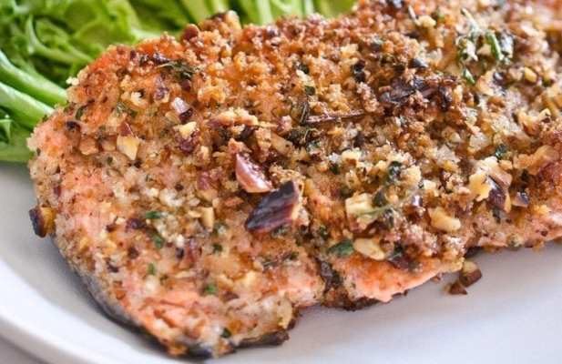 PECAN CRUSTED SALMON - FoodWage recipe