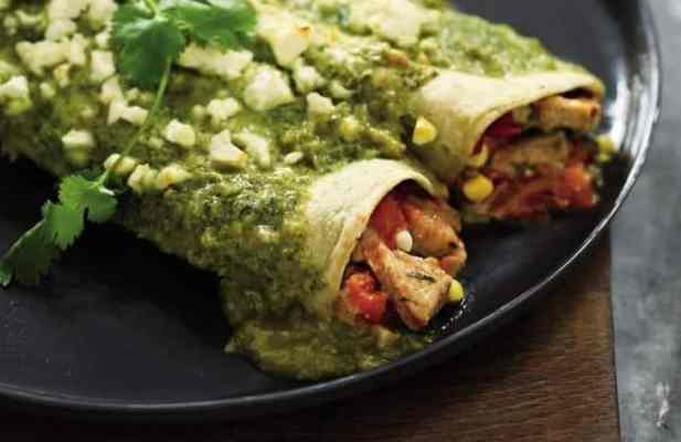 Pork Enchiladas with Feta - FoodWage recipe