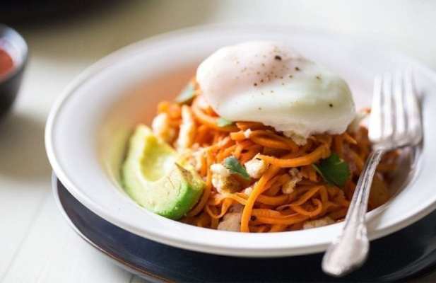 Protein-Packed Sweet Potato Burrito Bowl - FoodWage recipe