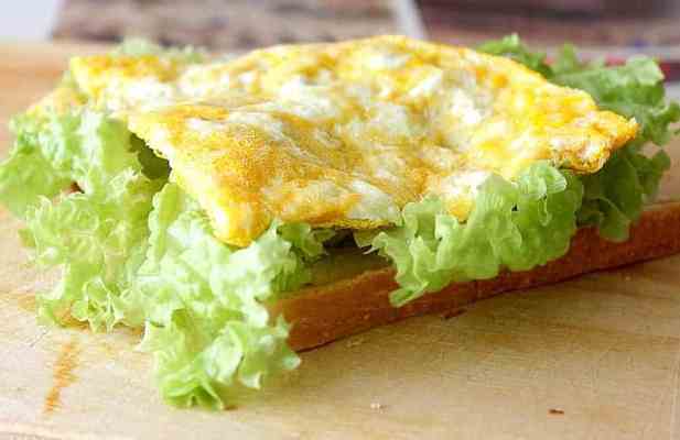 QUICK & EASY EGG SANDWICH - FoodWage recipe