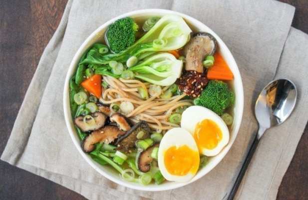 Ramen Bowl With Soft Boiled Eggs - FoodWage recipe