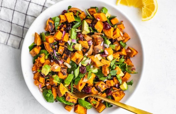 Roasted Sweet Potato Salad - FoodWage recipe