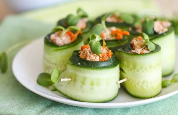 Salmon Cucumber Rolls - FoodWage recipe
