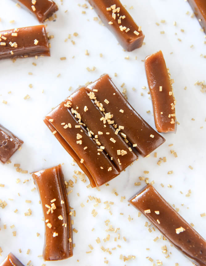 Potato Chip Salted Champagne Caramels - FoodWage recipe