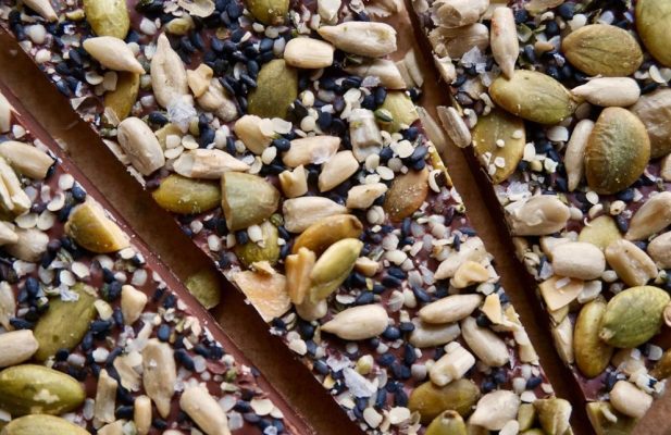 Seedy Dark Chocolate Bark - FoodWage recipe