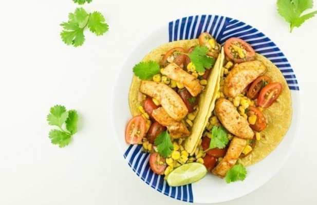 Simple Fish Tacos With Corn & Tomato Salsa - FoodWage recipe