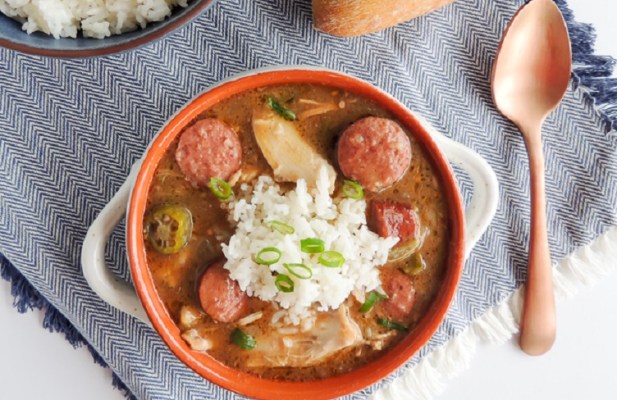 Slow Cooker Chicken & Sausage Gumbo - FoodWage recipe