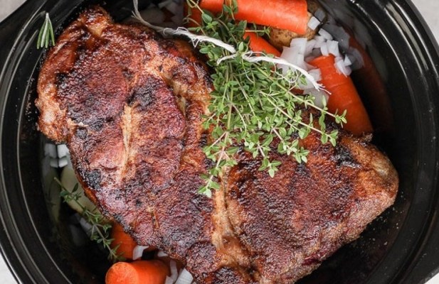 SLOW COOKER PORK ROAST - FoodWage recipe