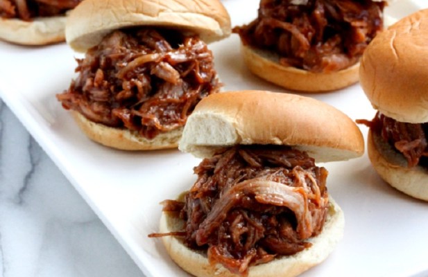 Slow-Cooker Pork Sliders - FoodWage recipe