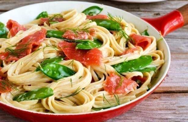 Smoked Salmon Alfredo - FoodWage recipe