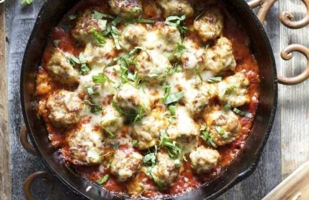 SMOTHERED MEATBALLS & MARINARA - FoodWage recipe