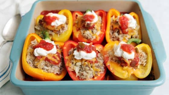 Southwestern Stuffed Peppers - FoodWage recipe