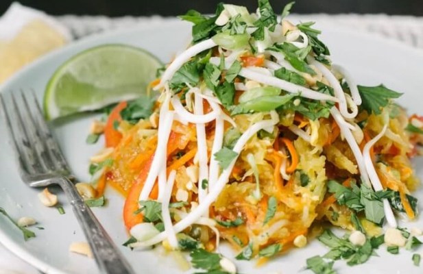 Spaghetti Squash Pad Thai - FoodWage recipe