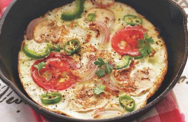 Spanish Oat Omelette - FoodWage recipe