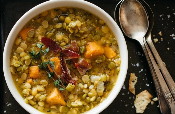 Split Pea Soup With Bacon - FoodWage recipe
