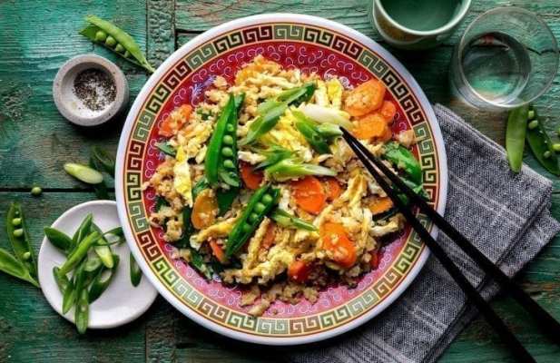 Stir-Fried Cauliflower “Rice” Bowl | Recipe - FoodWage recipe