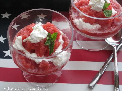 Strawberry Granita With Pistachios And Cream - FoodWage recipe