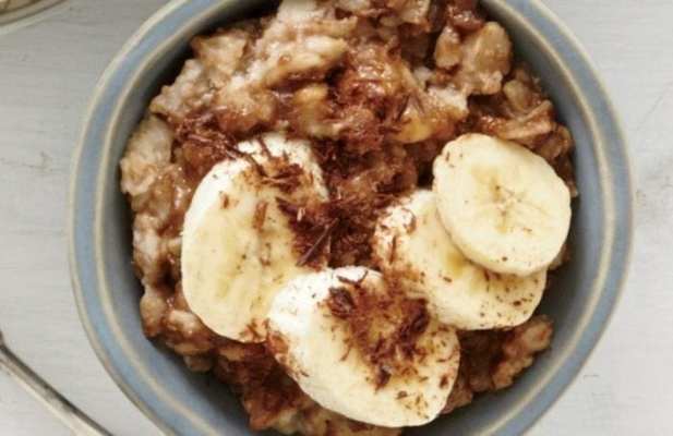 Sunflower Seed Butter Banana Chocolate Oatmeal - FoodWage recipe