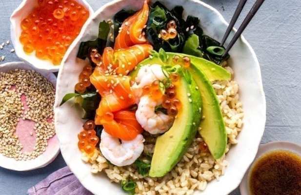 Sustainable Seafood Sushi Bowls - FoodWage recipe