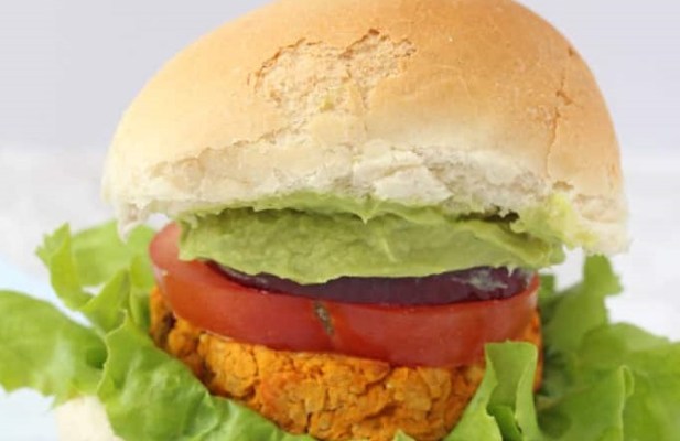 # SWEET POTATO CHICKPEA VEGGIE BURGER - FoodWage recipe