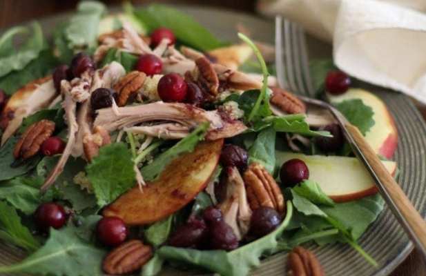 THANKSGIVING LEFTOVER SALAD - FoodWage recipe