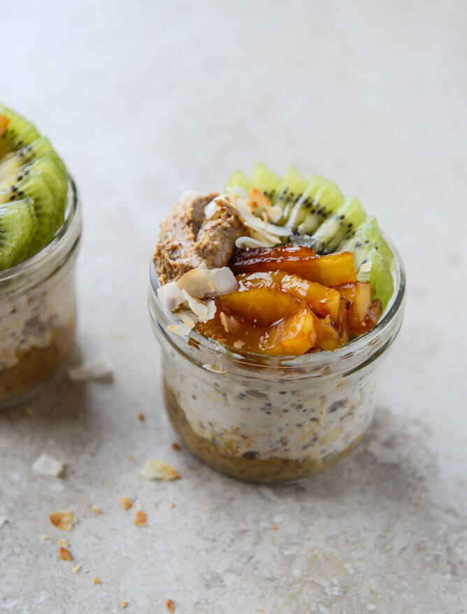 Toasted Coconut Overnight Oats - FoodWage recipe