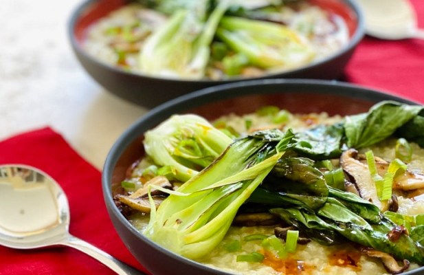 Tofu And Bok Choy Porridge - FoodWage recipe