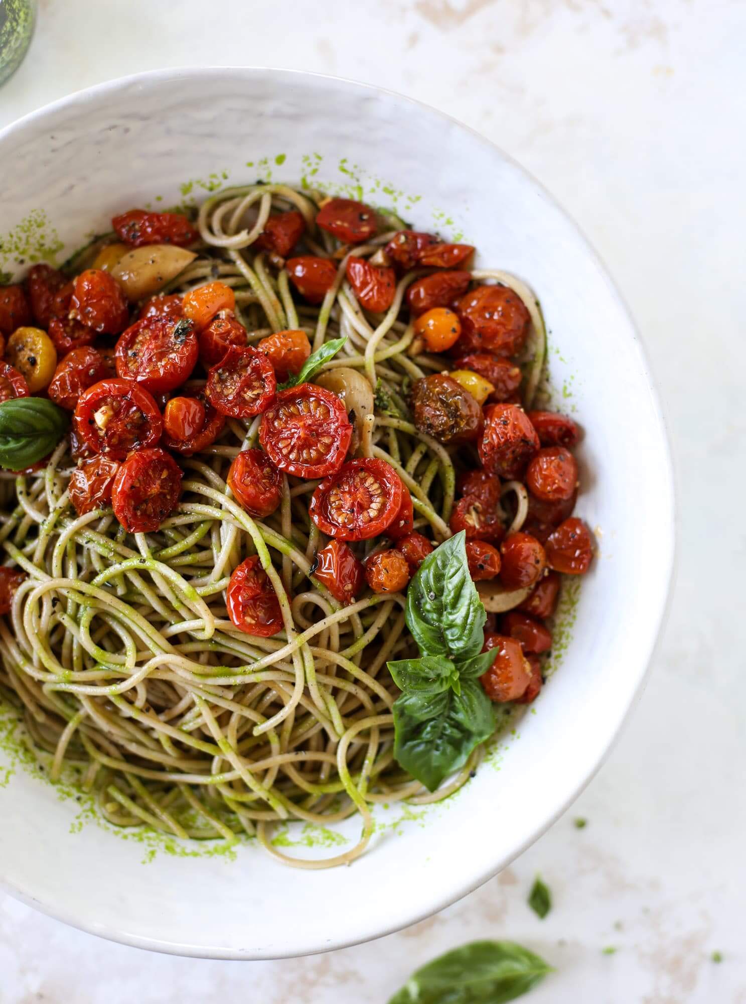 Roasted Tomato Basil Pasta - FoodWage recipe