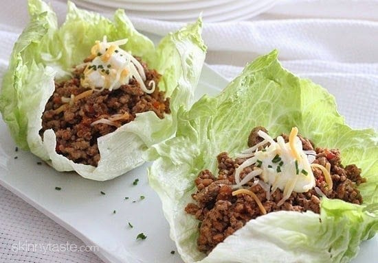 TURKEY TACO LETTUCE WRAPS - FoodWage recipe
