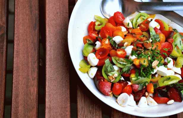 Unexpected Stone Fruit Salad - FoodWage recipe
