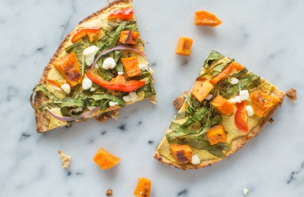 Vegetarian Naan Pizza - FoodWage recipe