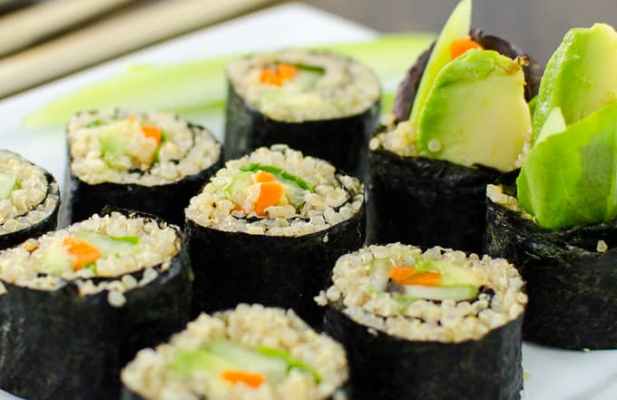 VEGETARIAN QUINOA SUSHI - FoodWage recipe