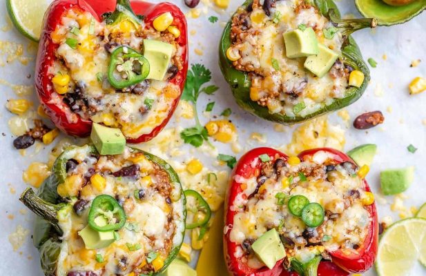 VEGETARIAN STUFFED PEPPERS - FoodWage recipe