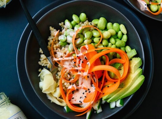 Veggie Sushi Bowls - FoodWage recipe